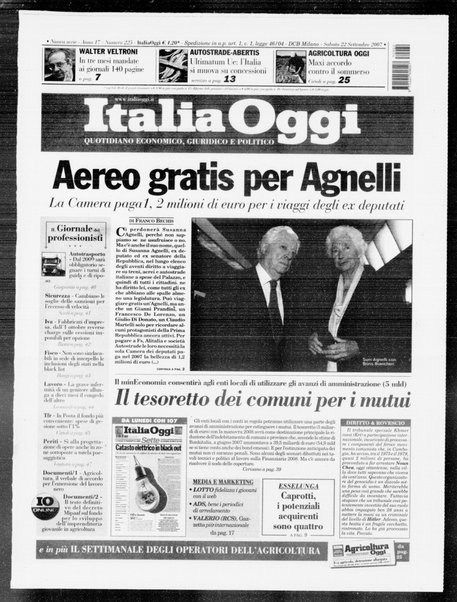 Italia oggi : quotidiano di economia finanza e politica